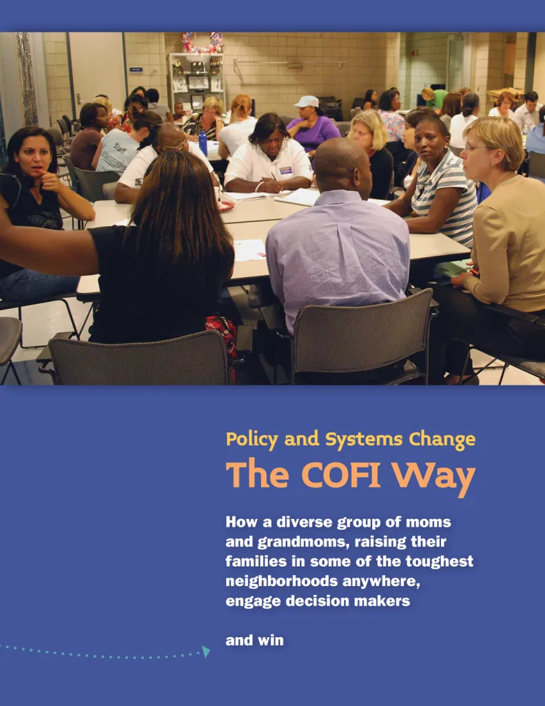 The COFI Way: Portada del informe sobre cambios en las políticas y los sistemas