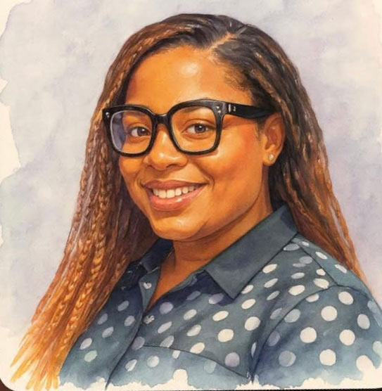 A sketch of a Black woman